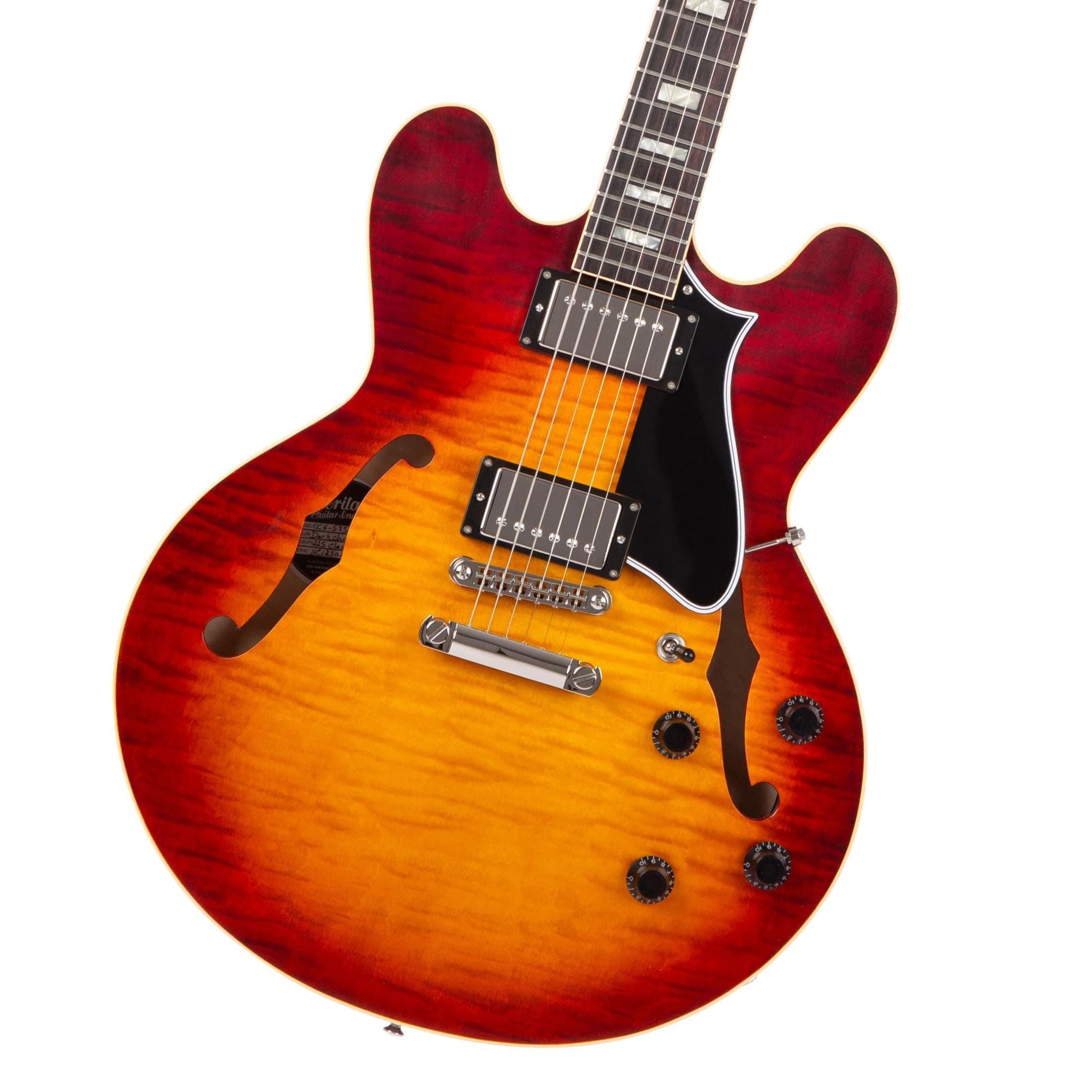 Heritage H-535 Custom Core Dark Cherry Sunburst