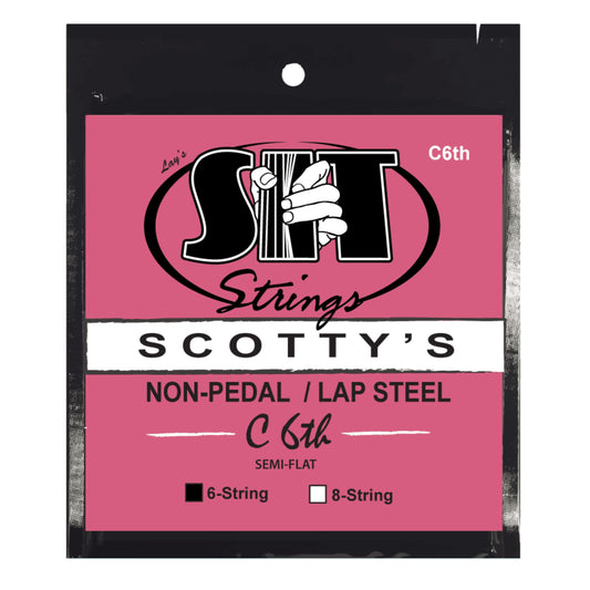 SIT Strings "Scottys" C6th Nickel Semi-Flat 6-String Lap Steel Set