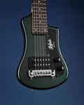 Hofner Shorty Travel Guitar Green Metallic