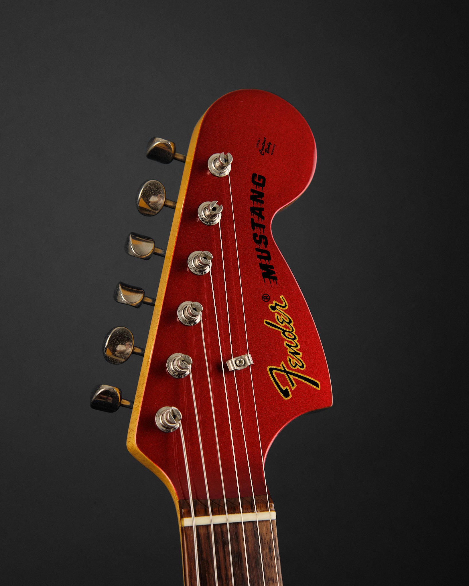 2009 Fender MIJ MG-69 Mustang Candy Apple Red