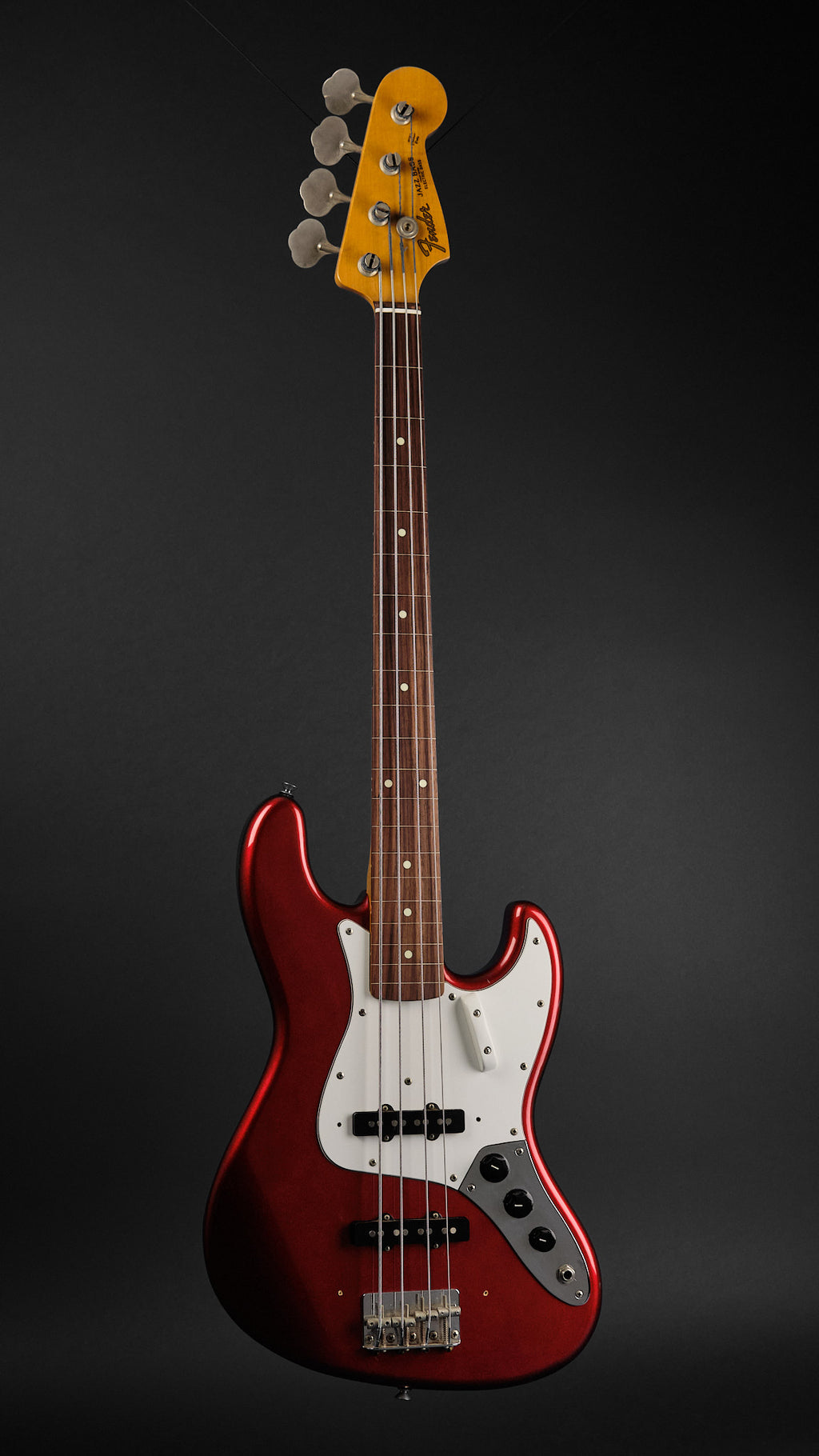 1986 Fender MIJ JB-406 Jazz Bass Candy Apple Red