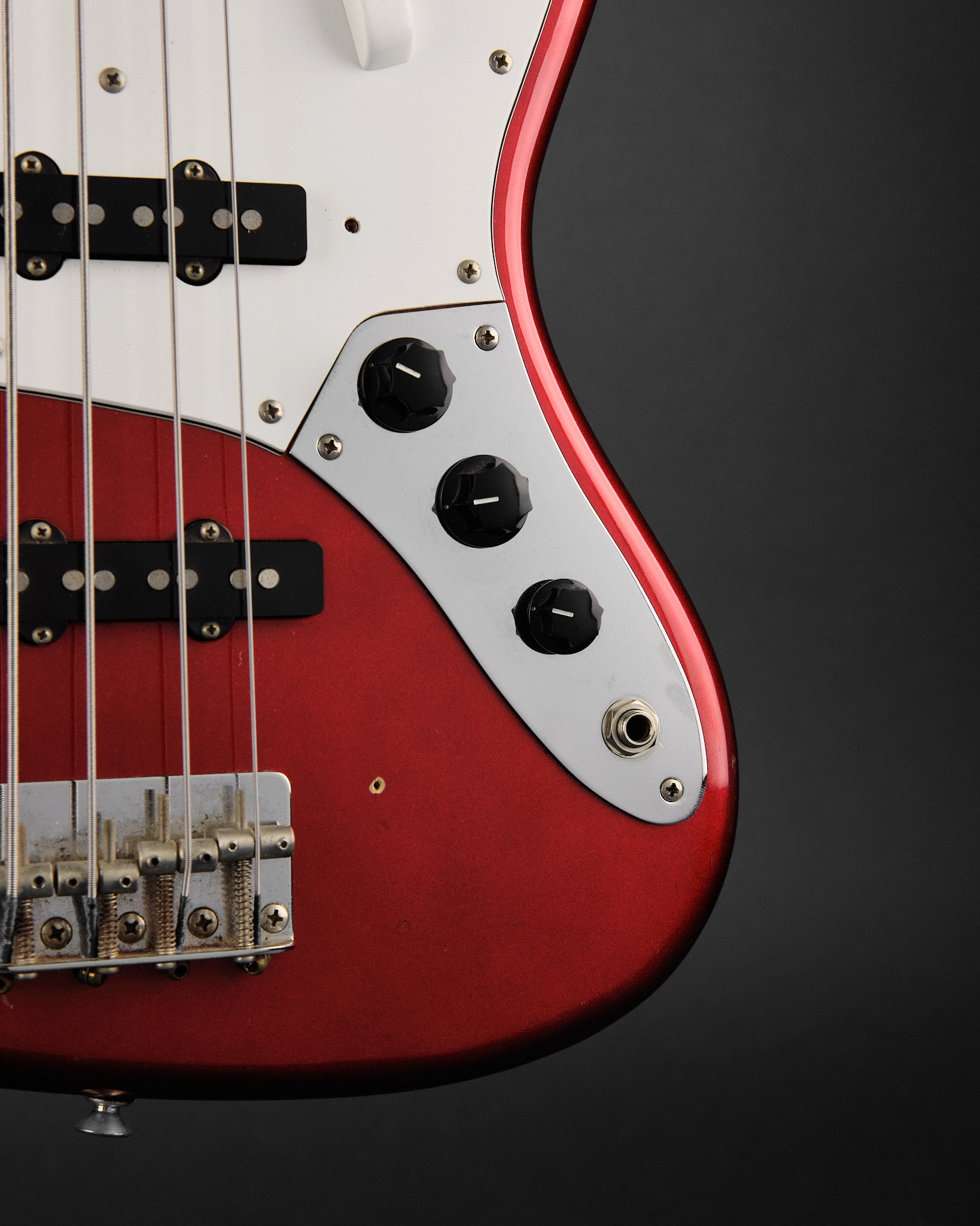 1986 Fender MIJ JB-406 Jazz Bass Candy Apple Red