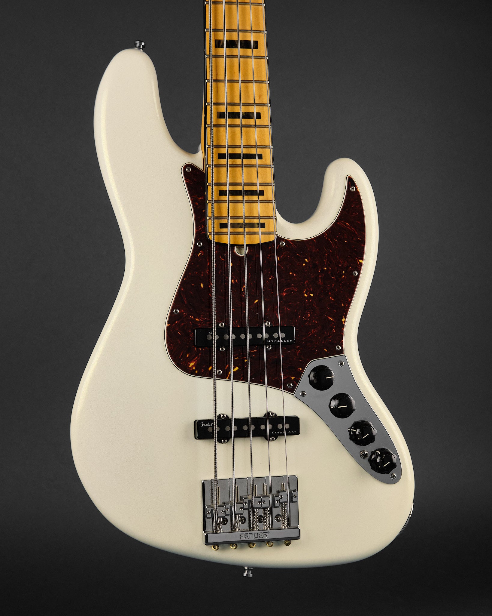 2020 Fender American Ultra Jazz Bass V Arctic Pearl