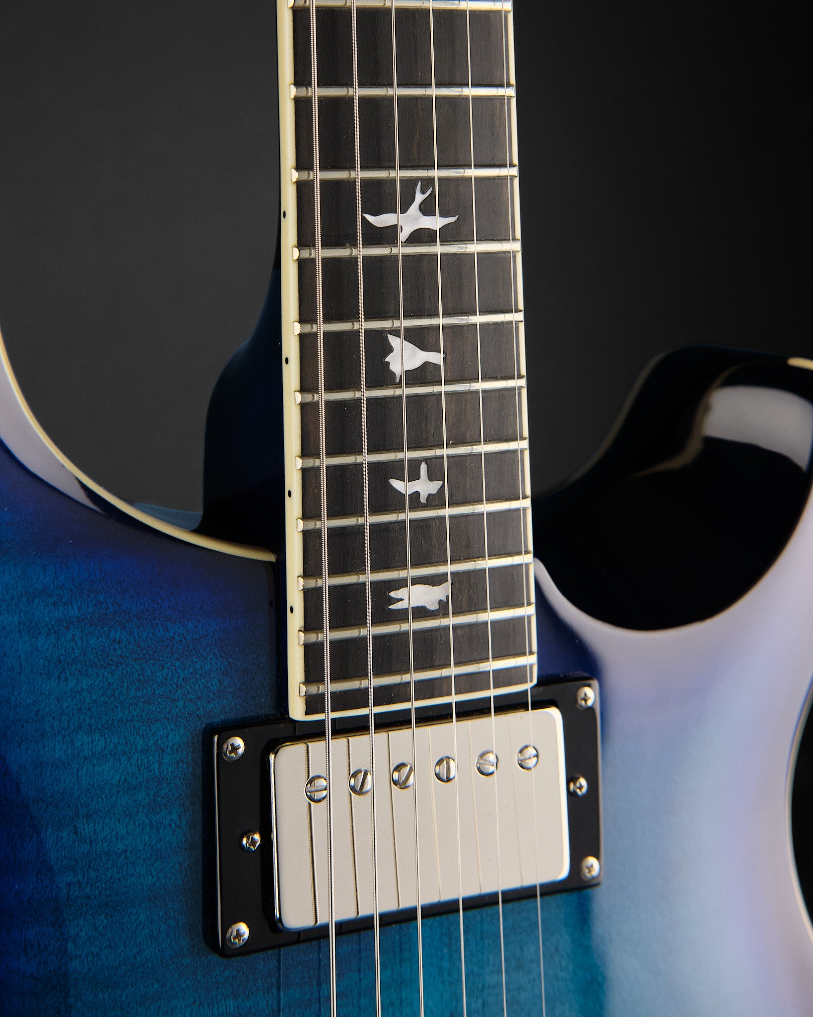 2023 PRS SE Hollowbody II Faded Blue Burst