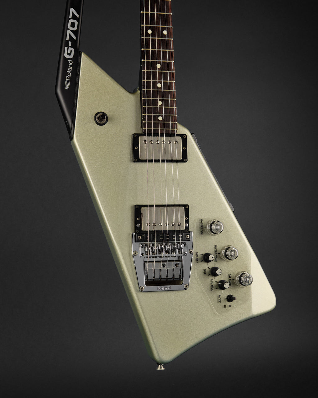 1980s Roland G-707 & GR-700 Guitar Synthesizer Silver