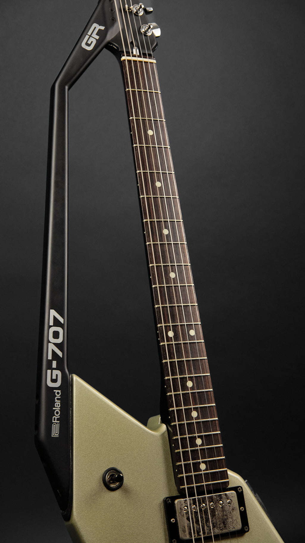 1980s Roland G-707 & GR-700 Guitar Synthesizer Silver