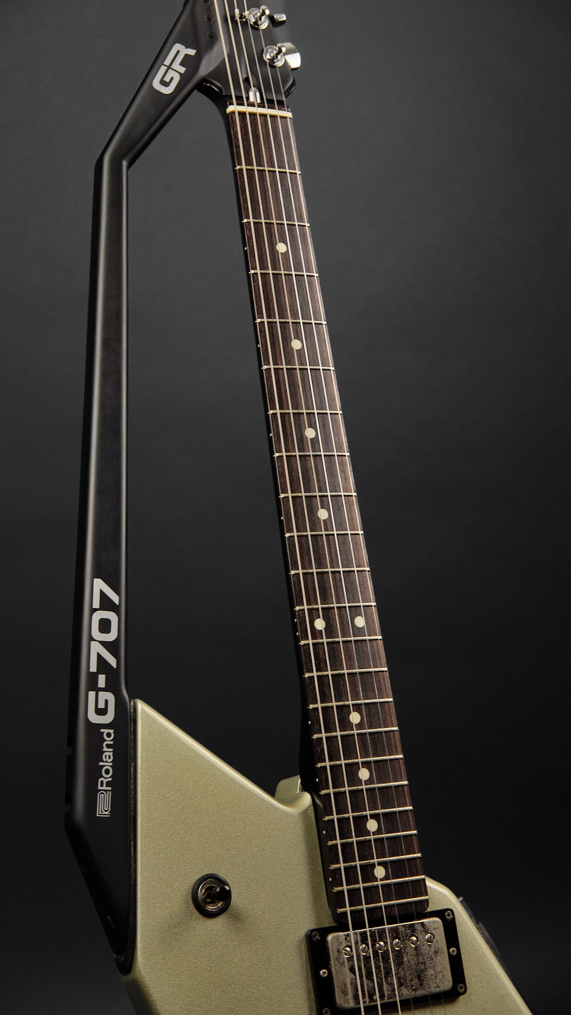 1980s Roland G-707 & GR-700 Guitar Synthesizer Silver