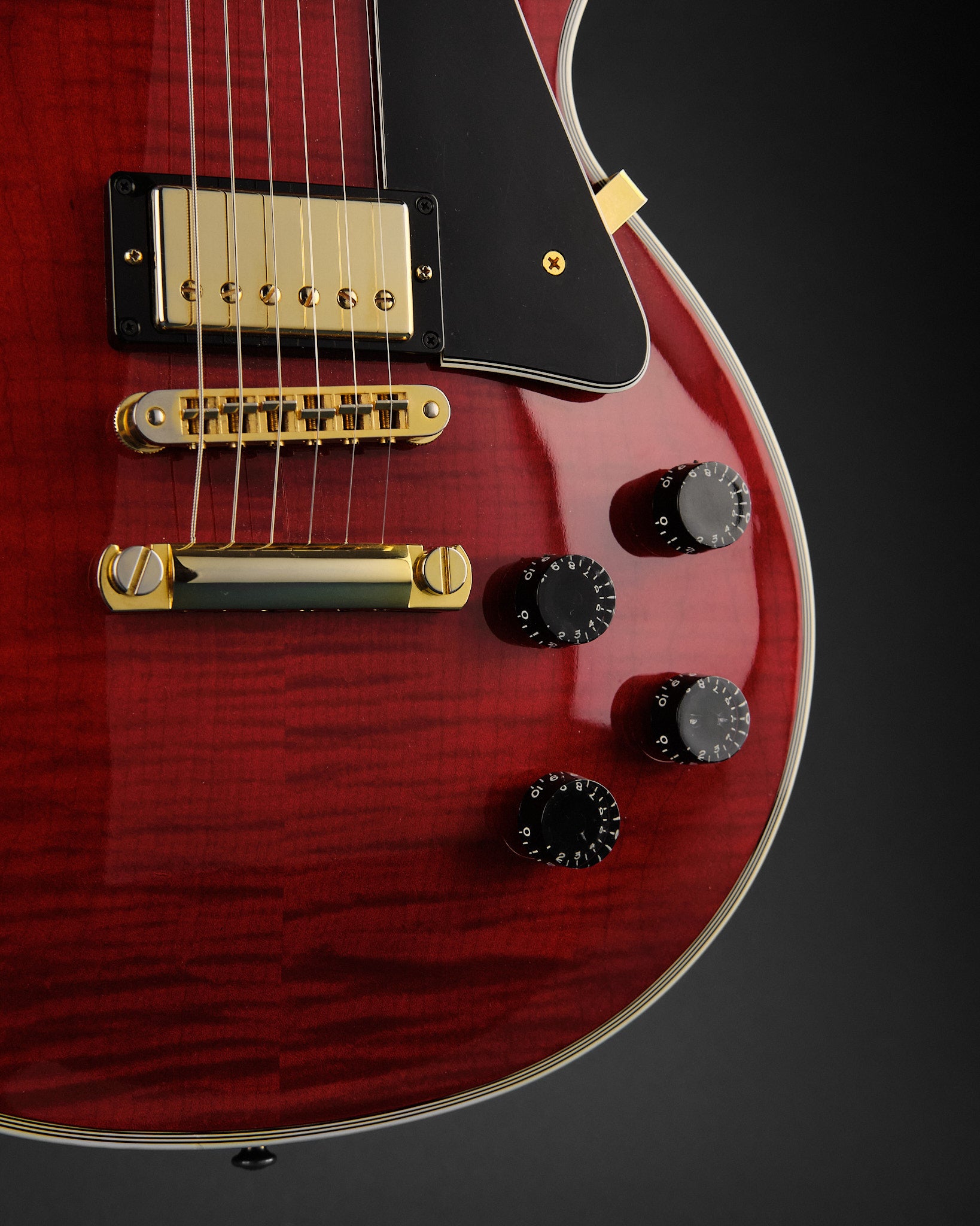2014 Gibson Custom Shop Les Paul Custom Wine Red Refin