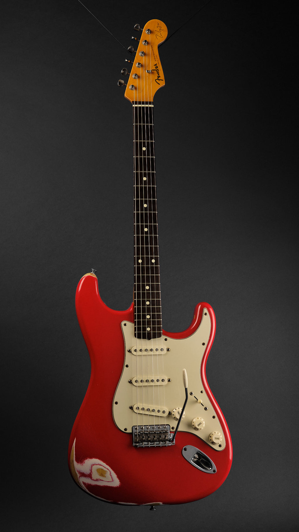 2003 Fender Mark Knopfler Stratocaster Dakota Red