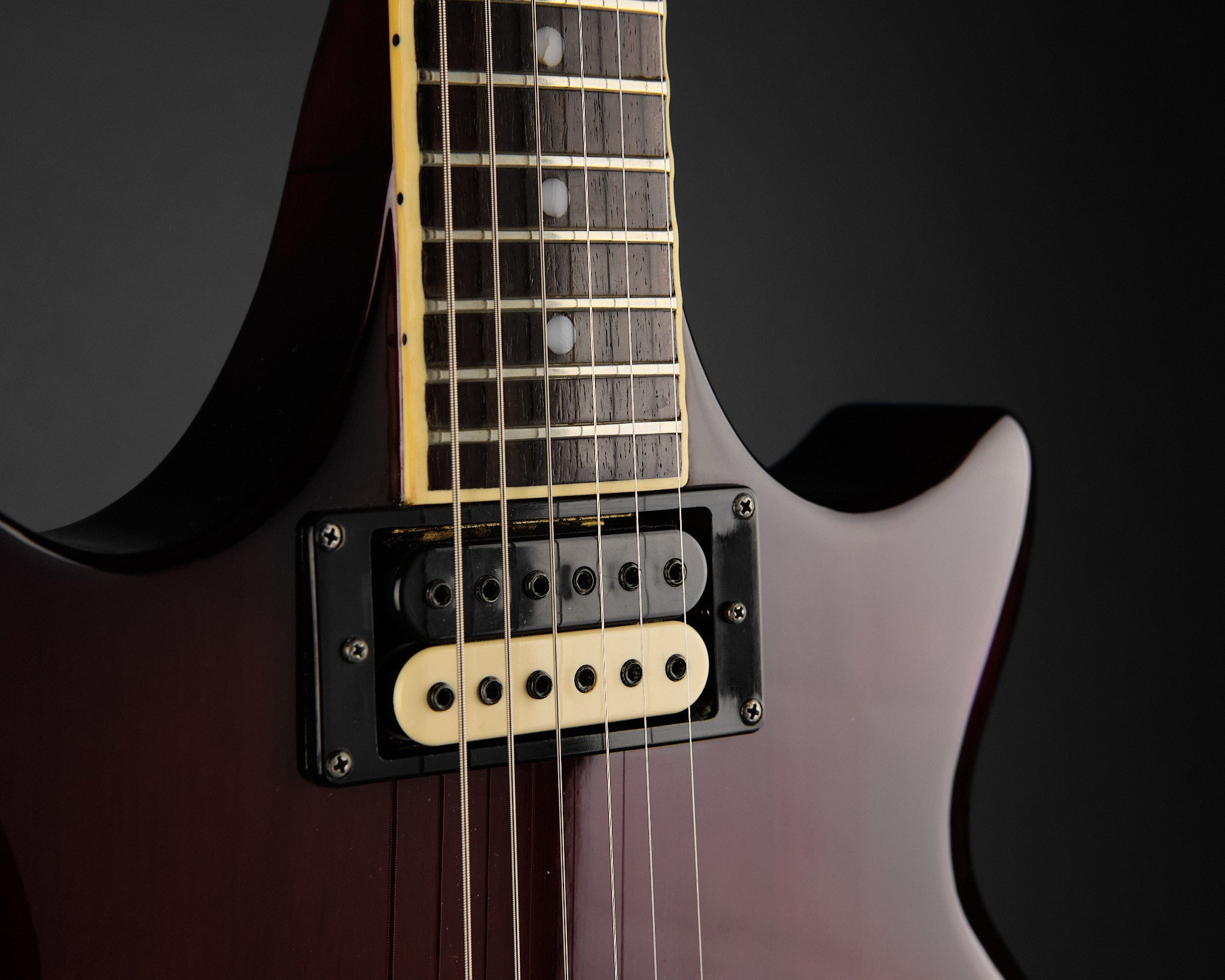 1980s Pearl Export Deluxe Transparent Red