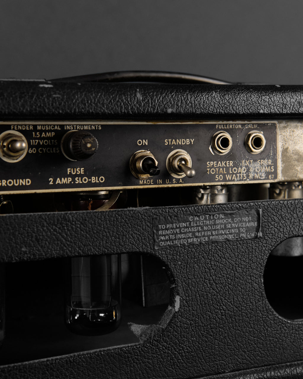 1976 Fender Bassman 50 50-Watt Guitar Amplifier Head