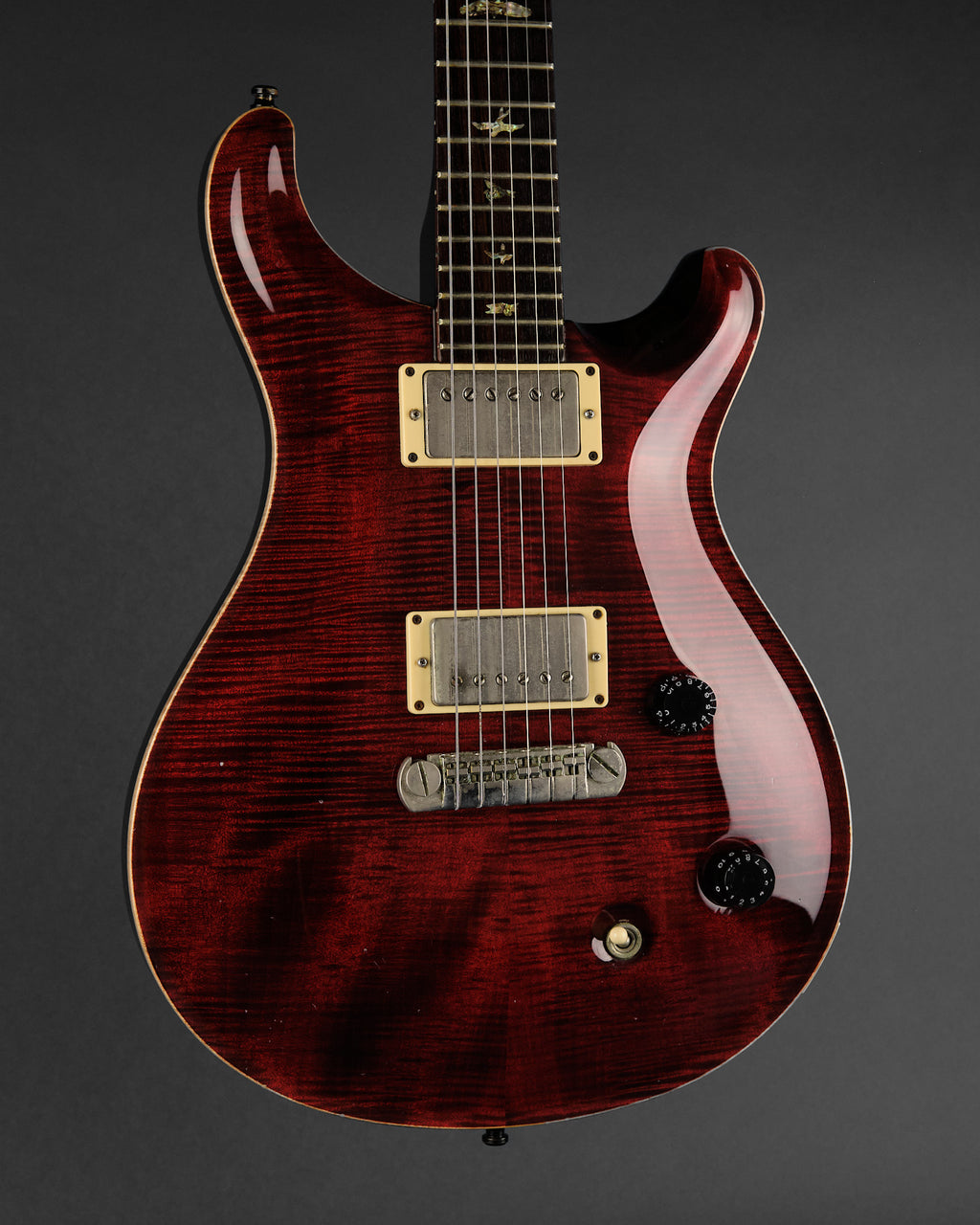 1996 PRS Custom 22 Stoptail 10-Top Black Cherry