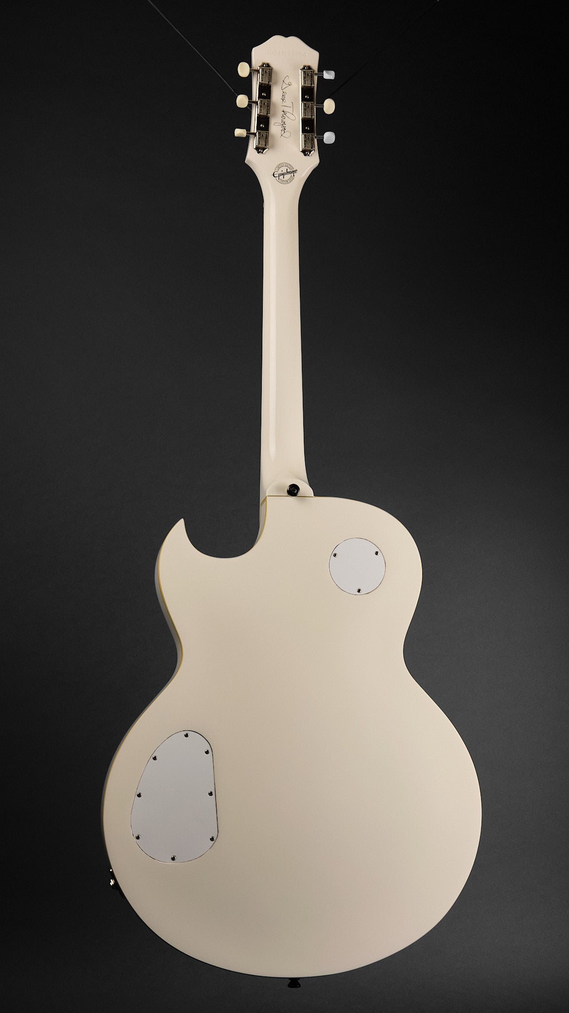 2019 Epiphone George Thorogood Signature White Fang ED-125 TDC Bone White