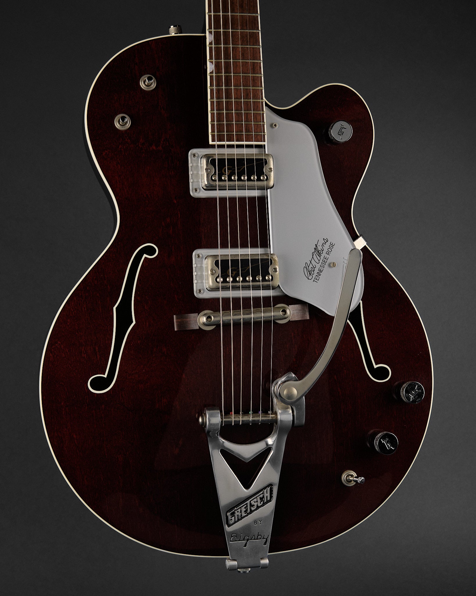 2006 Gretsch G6119-1962 HT Chet Atkins Tennessee Rose Burgundy Stain
