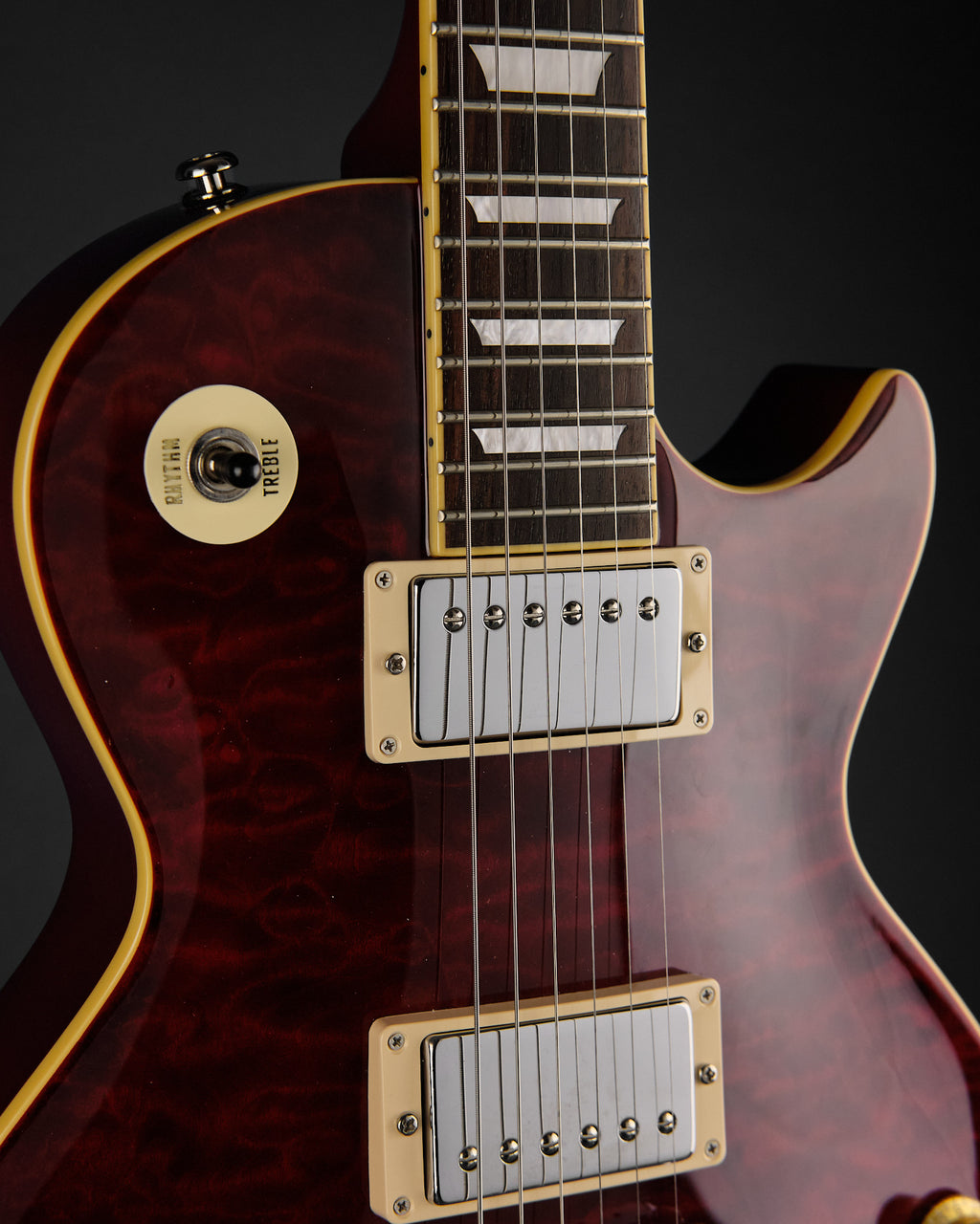 2011 Edwards E-LP Quilted Maple Black Cherry