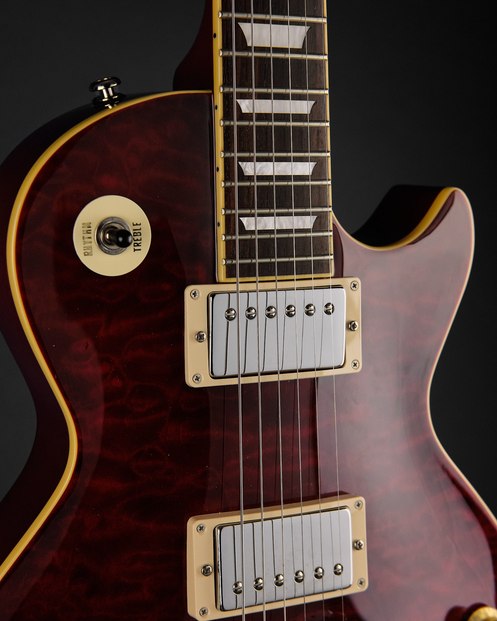 2011 Edwards E-LP Quilted Maple Black Cherry