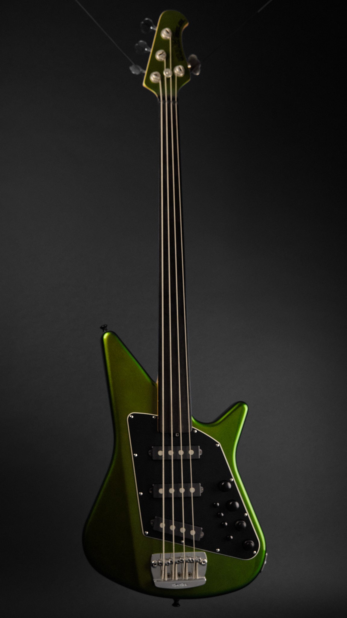 2009 Ernie Ball Music Man Big Al SSS Fretless Dargie Delight 2 Carmel Apple Delight
