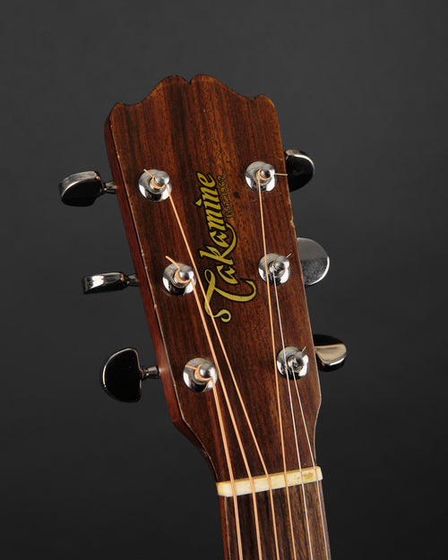 1981 Takamine F-363D Sunburst - headstock front | Replay Guitars