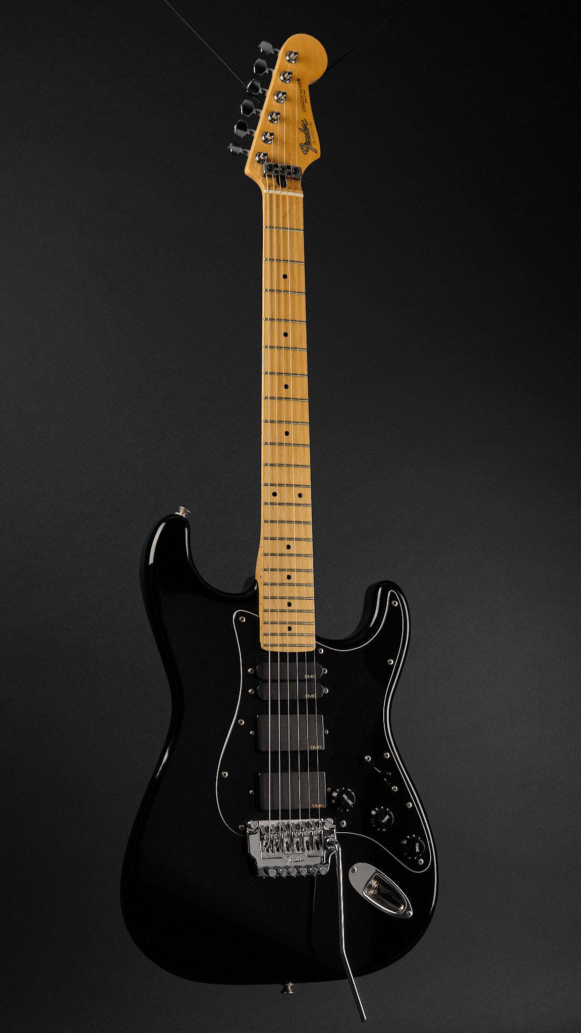 1980s Fender MIJ Contemporary Series Stratocaster Black