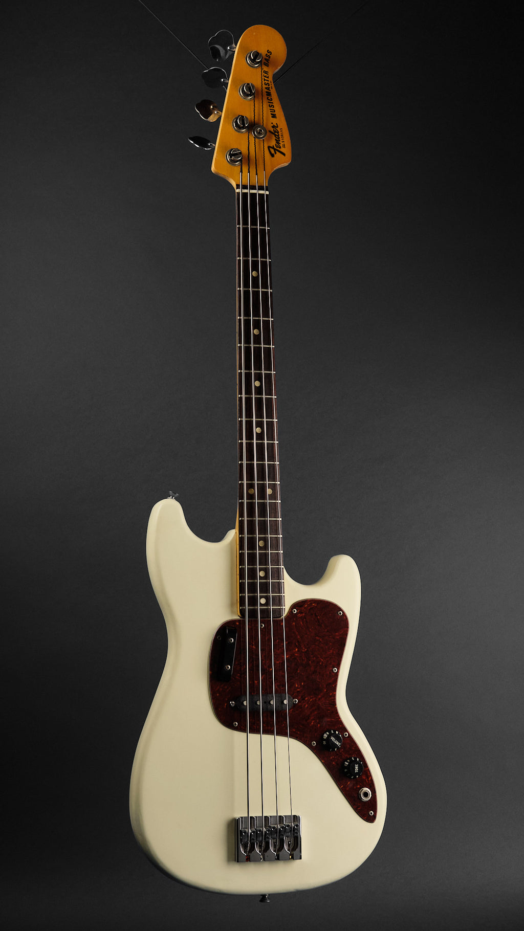 1979 Fender Musicmaster Bass White Refin