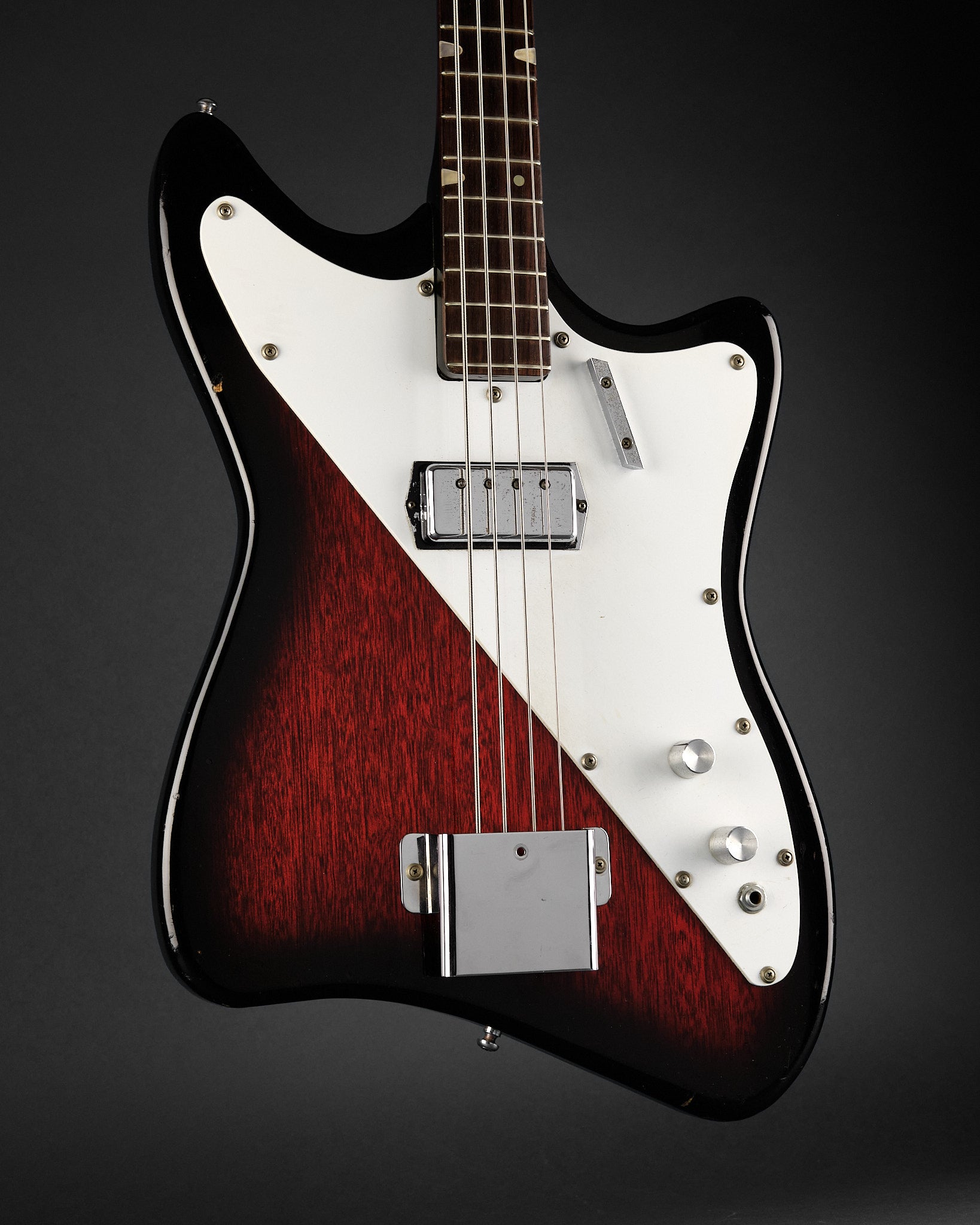 1960s Guyatone EB-8 Red Burst