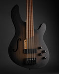 Cort B4FL MHPZ Fretless Bass Open Pore Trans Black Burst (Second-Hand)