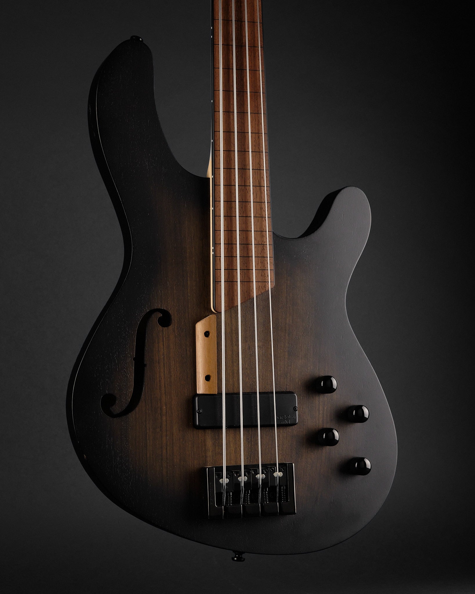 Cort B4FL MHPZ Fretless Bass Open Pore Trans Black Burst (Second-Hand)