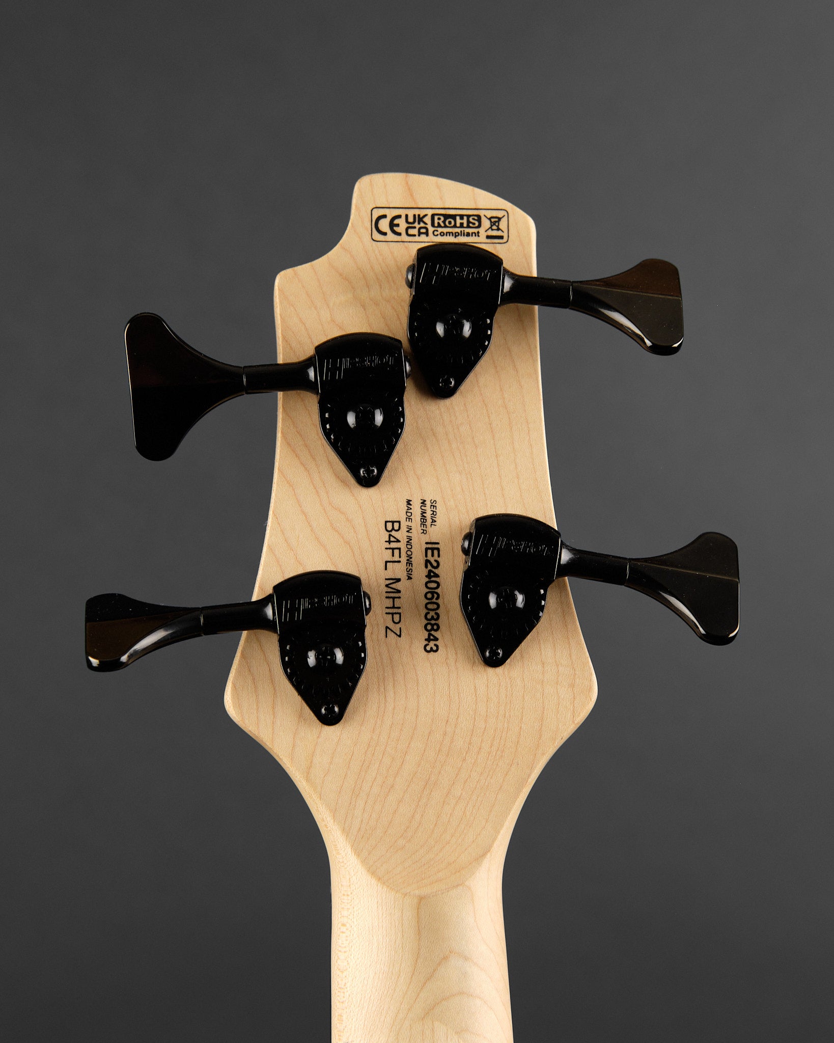 Cort B4FL MHPZ Fretless Bass Open Pore Trans Black Burst (Second-Hand)