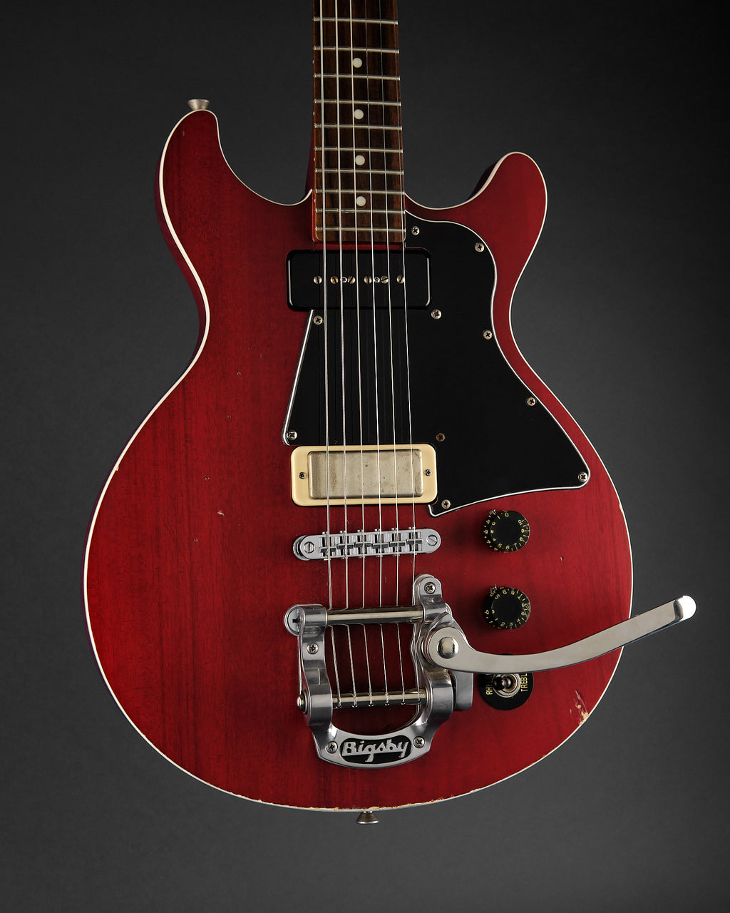 Leigh Guitars Nightingale Double Cut Translucent Red (Second-Hand)