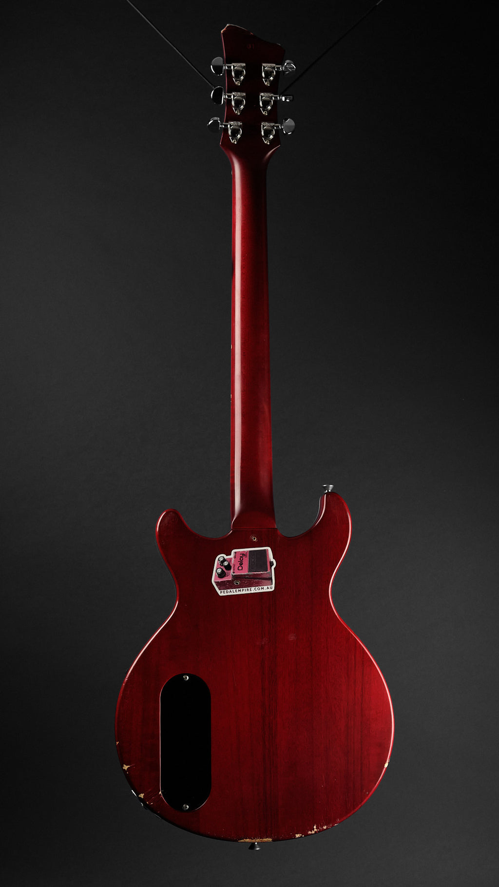 Leigh Guitars Nightingale Double Cut Translucent Red (Second-Hand)