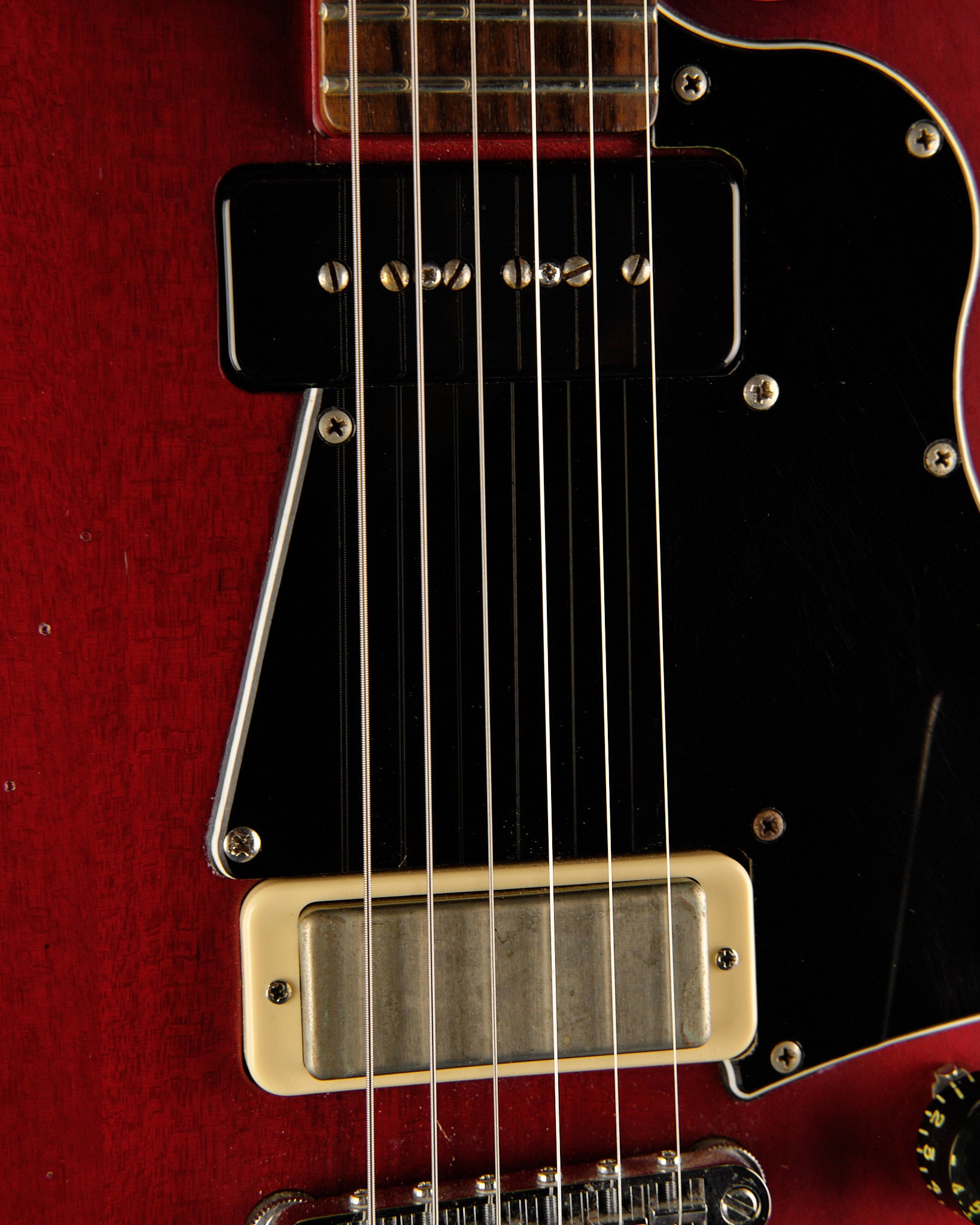 Leigh Guitars Nightingale Double Cut Translucent Red (Second-Hand)