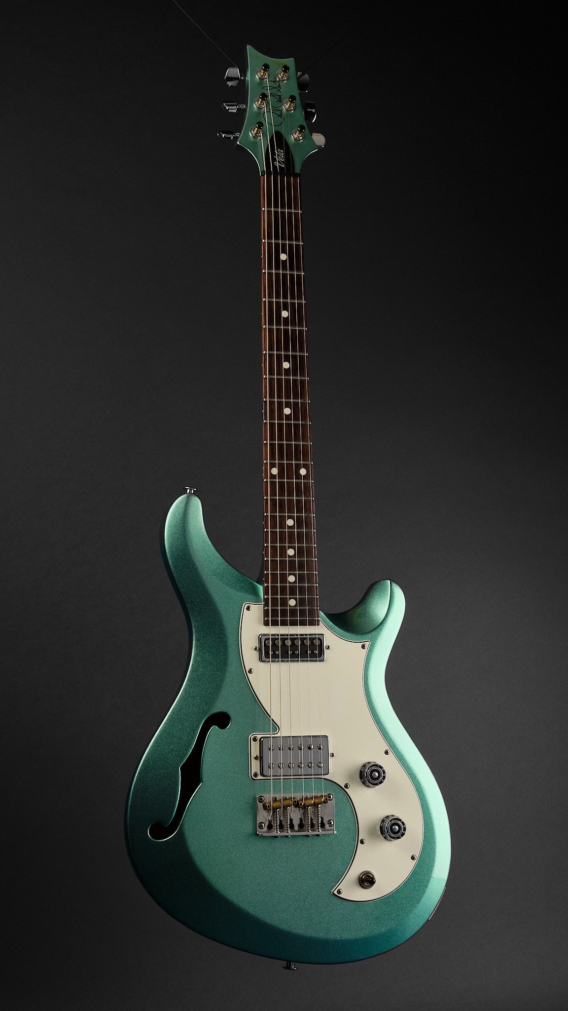 2021 PRS S2 Vela Semi-Hollow Frost Green Metallic