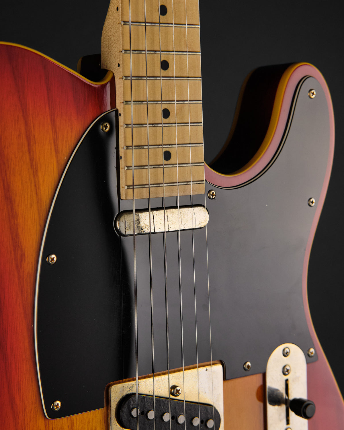 1990s Cort Custom T-Style Cherry Sunburst