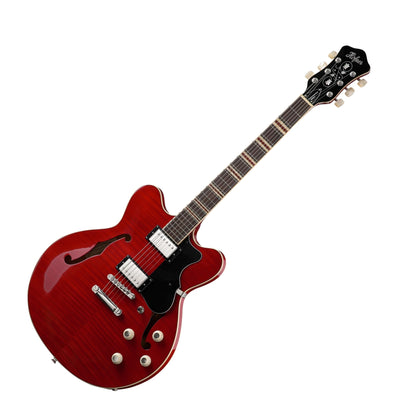 Hofner Verythin CT Transparent Red