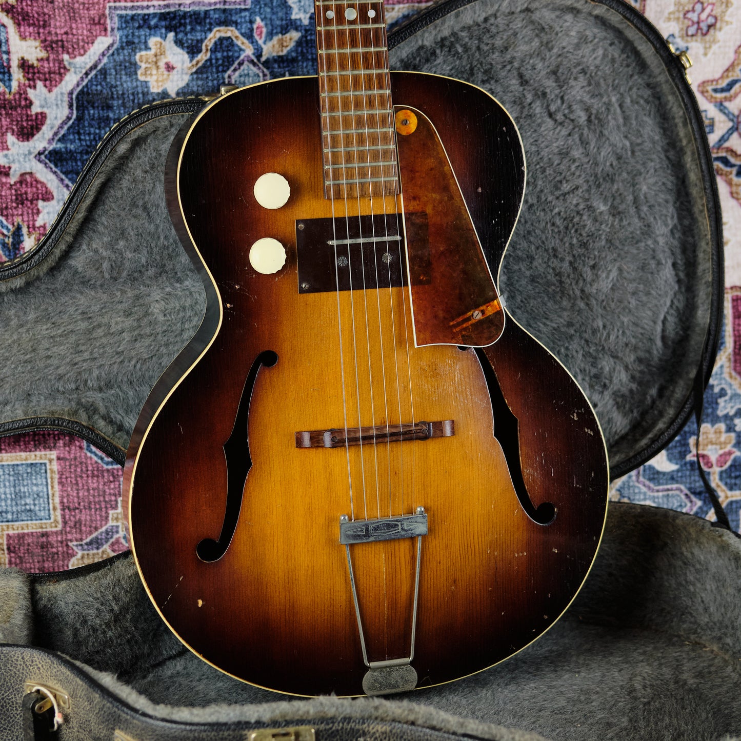 1940s Regal Recording King Archtop Electric Sunburst