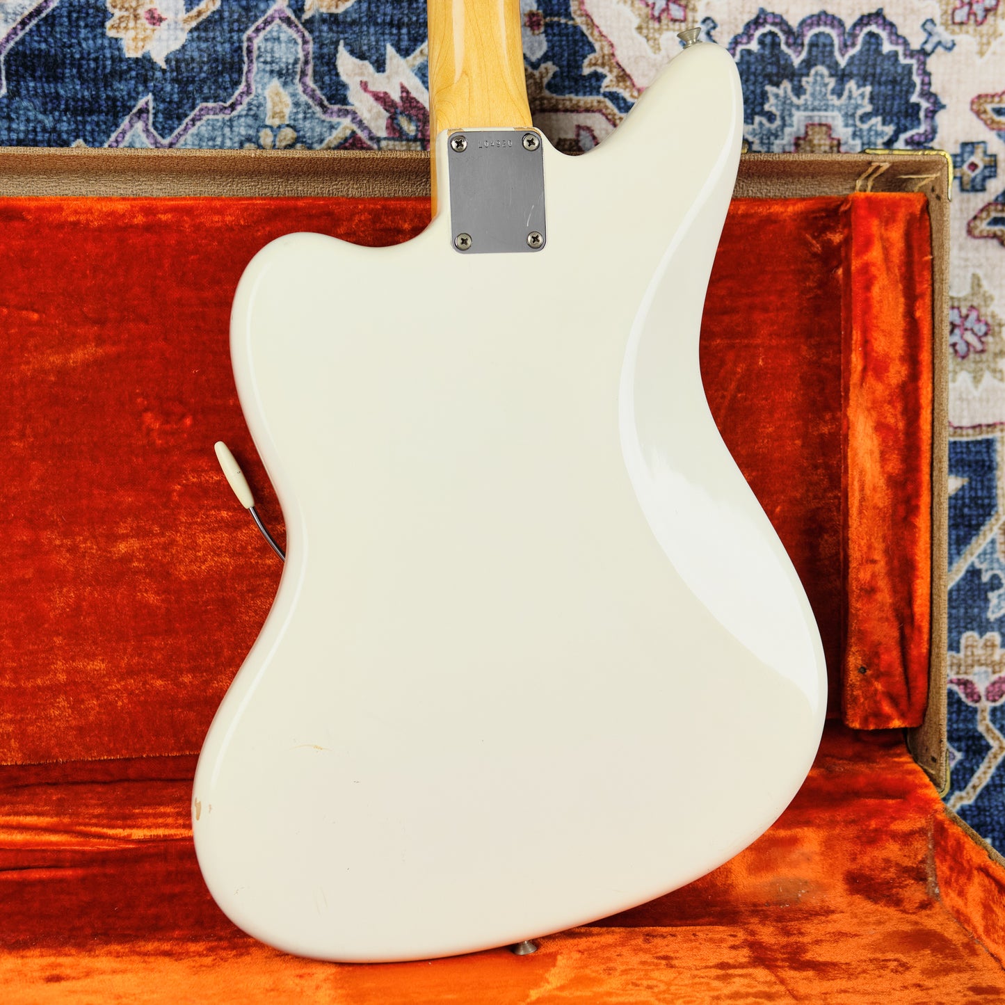 1963 Fender Jaguar Olympic White Matching Headstock