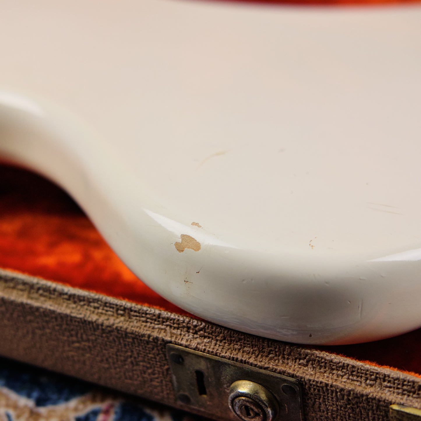 1963 Fender Jaguar Olympic White Matching Headstock