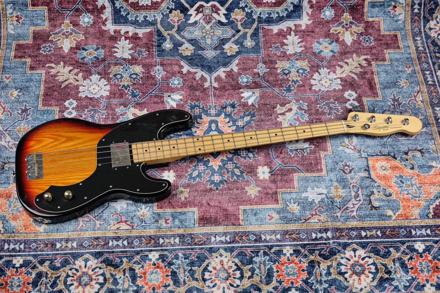 2007 Squier Vintage Modified Precision Bass TB Sunburst