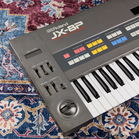 1980s Roland JX-8P and PG-800 Synthesizer Programmer