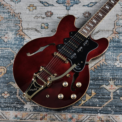 Epiphone Riviera Custom P93 Wine Red (Second-Hand)