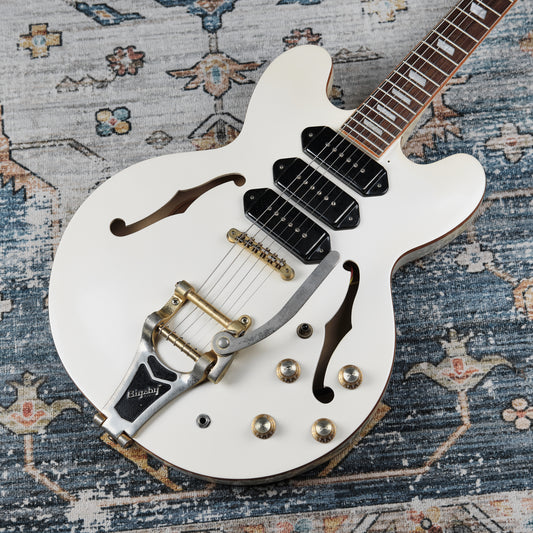 2011 Epiphone Riviera P93 Ltd Ed Custom Shop White (Second-Hand)