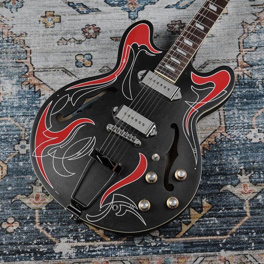 Epiphone Casino Worn Ebony Custom Paint Job (Second-Hand)