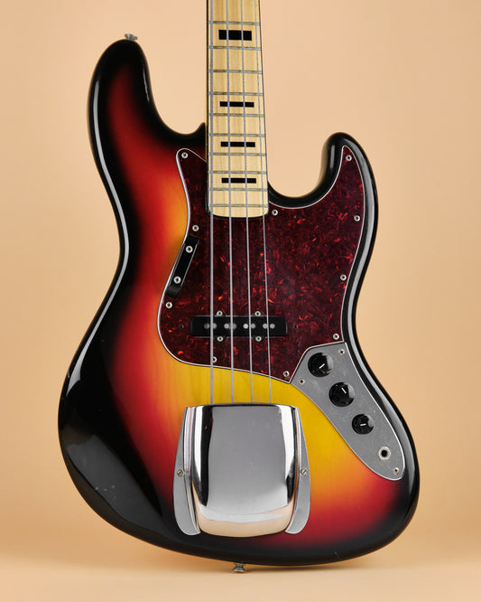 1977 Ibanez Silver Series Jazz Bass Sunburst