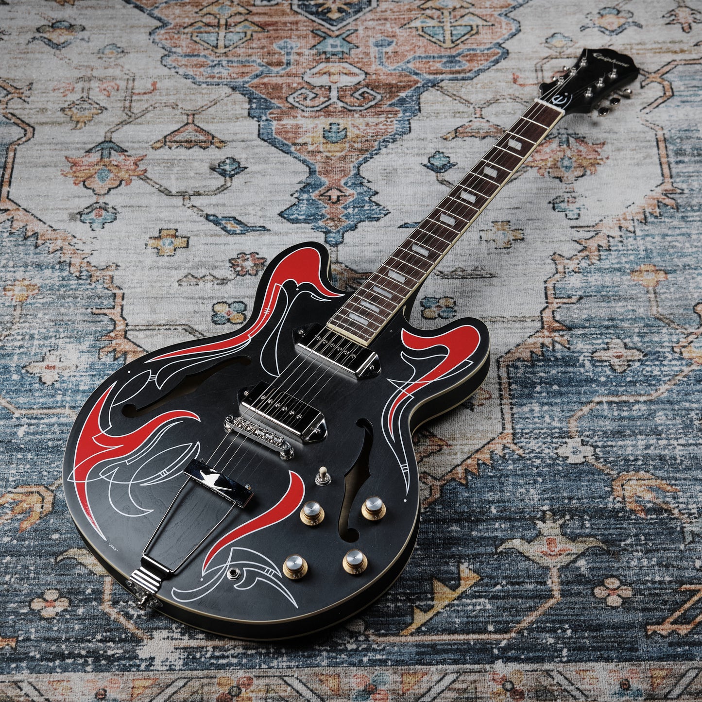 Epiphone Casino Worn Ebony Custom Paint Job (Second-Hand)