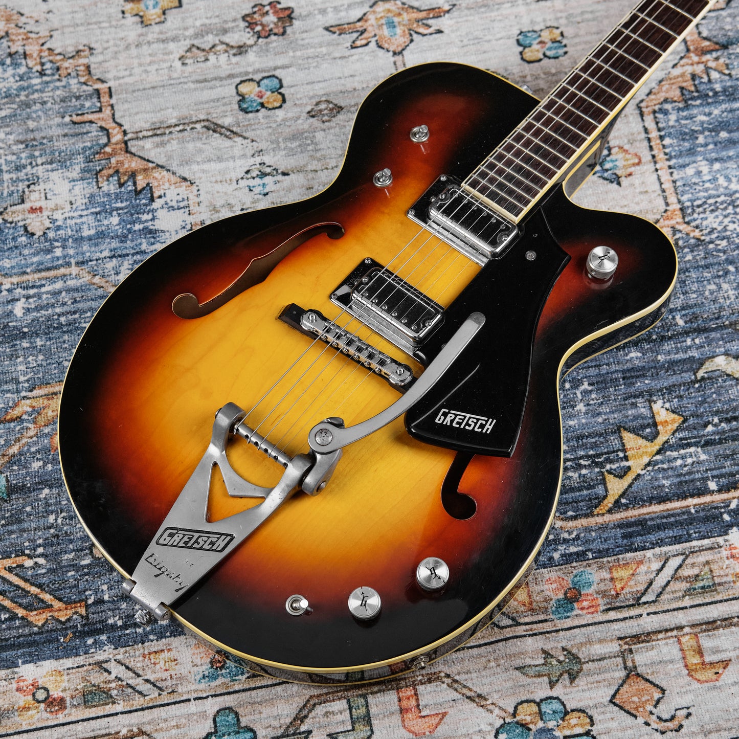 1972 Gretsch 7555 Clipper Bigsby Sunburst