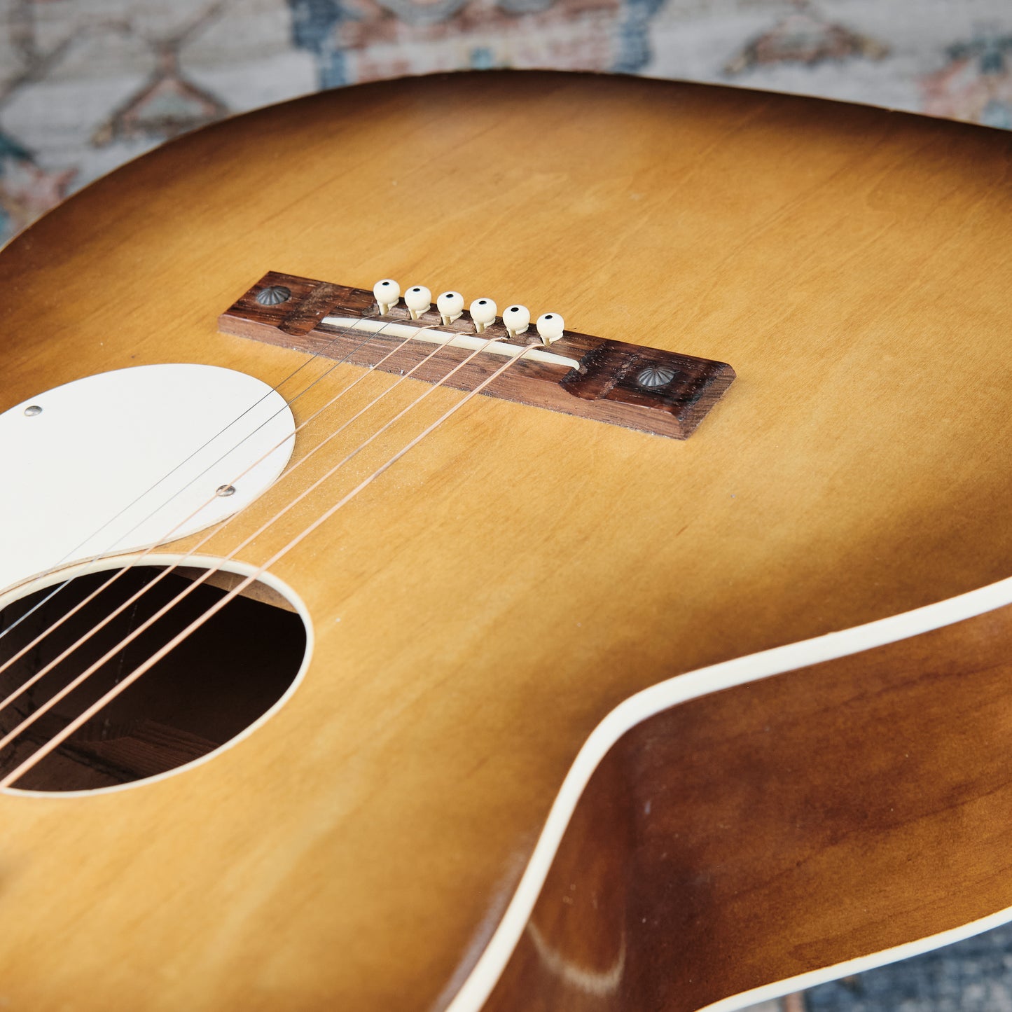 1960s Airline Flat-Top Acoustic Sunburst