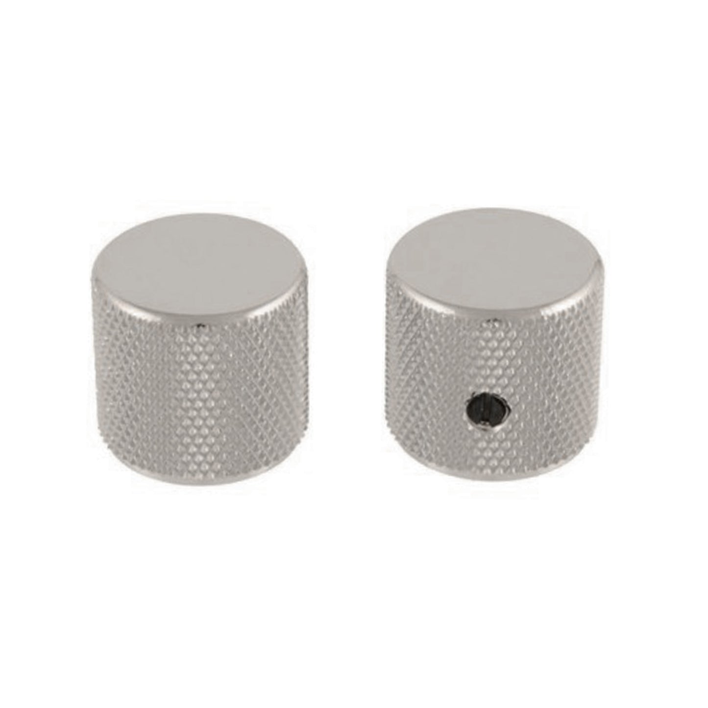 Allparts Flat-Top Solid-Shaft Barrel Knobs - Set of 2