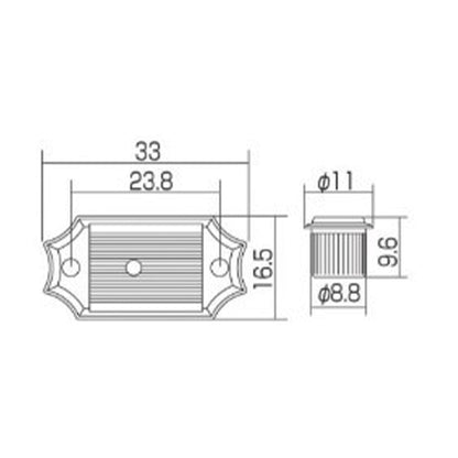 Gotoh SD90 3-a-Side Keystone Tuning Machines