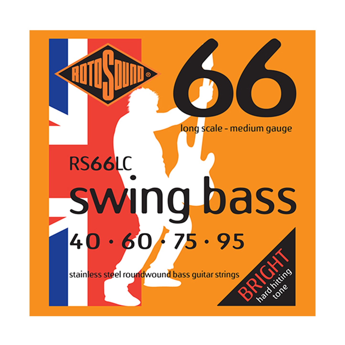 Rotosound 'Swing Bass 66' Stainless Steel Bass Strings