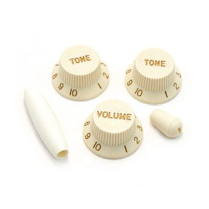 Strat-style Knob & Tip Set